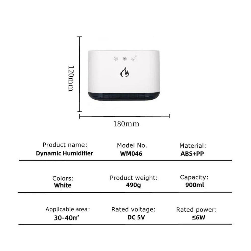 Airmist Pro – Ultrasonic Humidifier with LED Light & 6 Nozzles