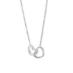 Lunavia Jewelry Box with Eternal Rose and Heart Necklace – 14k White Gold & 18k Gold Finish