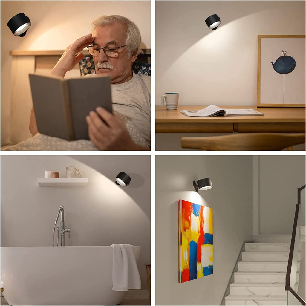 ZENLAMP – Wireless 360° Rotating LED Lamp for Flexible Lighting