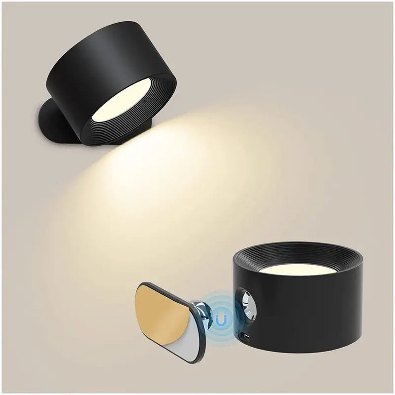 ZENLAMP – Wireless 360° Rotating LED Lamp for Flexible Lighting
