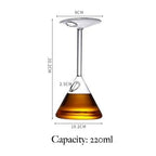 Reversed Cocktail Glass