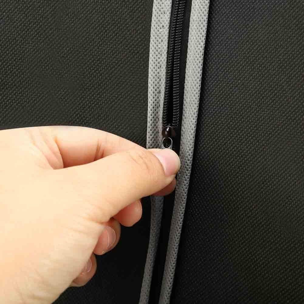 Breathable garment cover set – 5-pack garment storage covers with window (1+1 FREE)