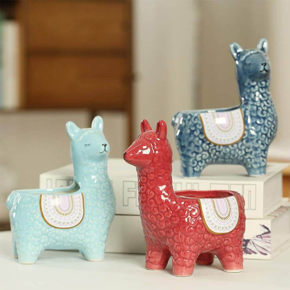 Alpaca Ceramic Pots for Your Plants