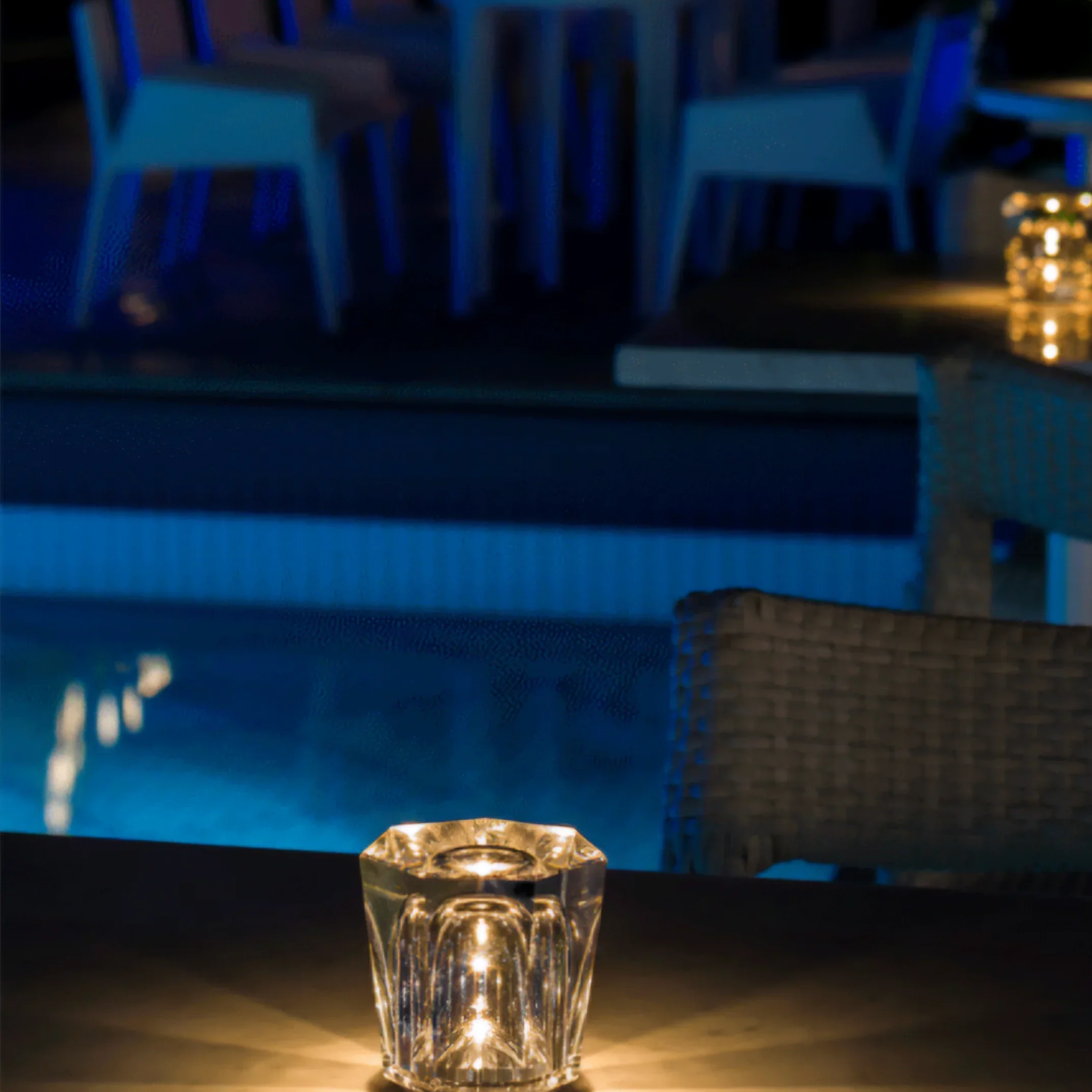LED Crystal Lamp Diamond Glow