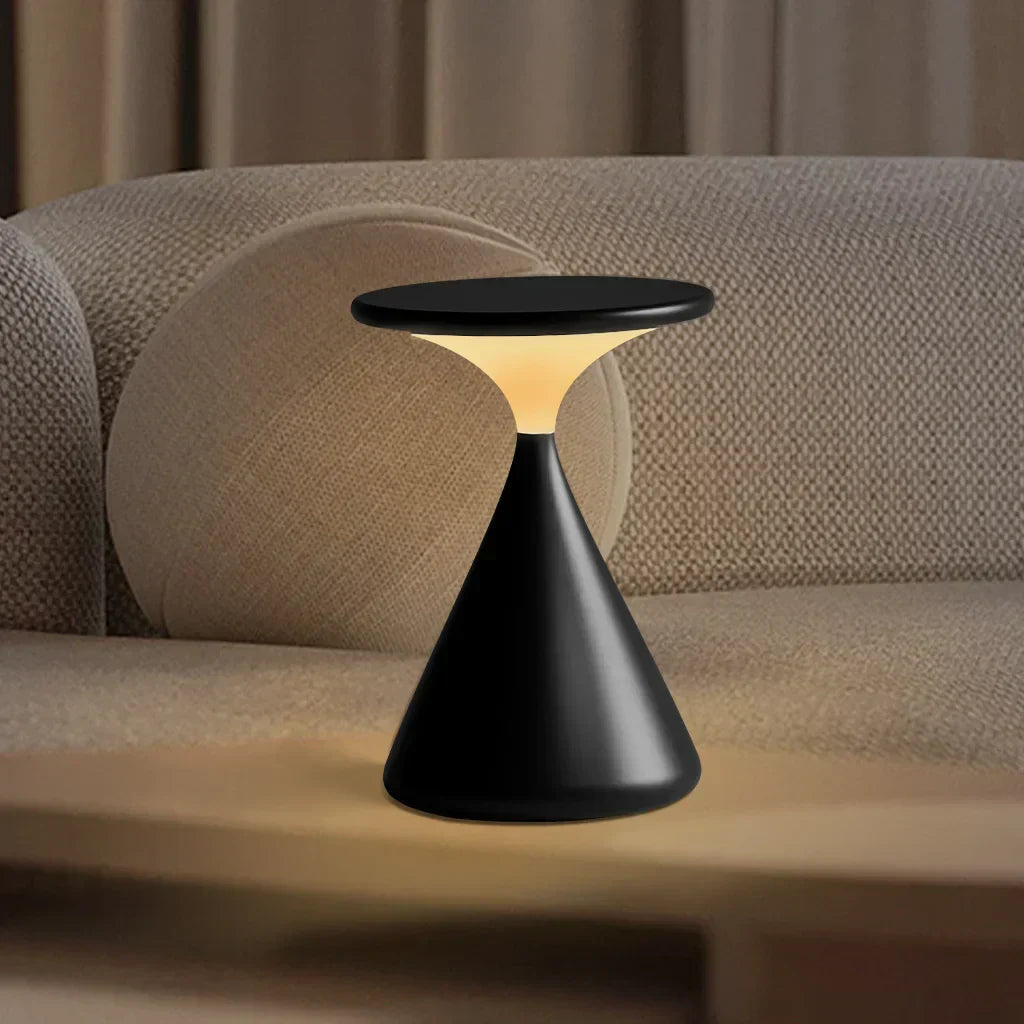 Aeron Hourglass Battery Table Lamp | Dimmable LED Table Lamp Without Cable