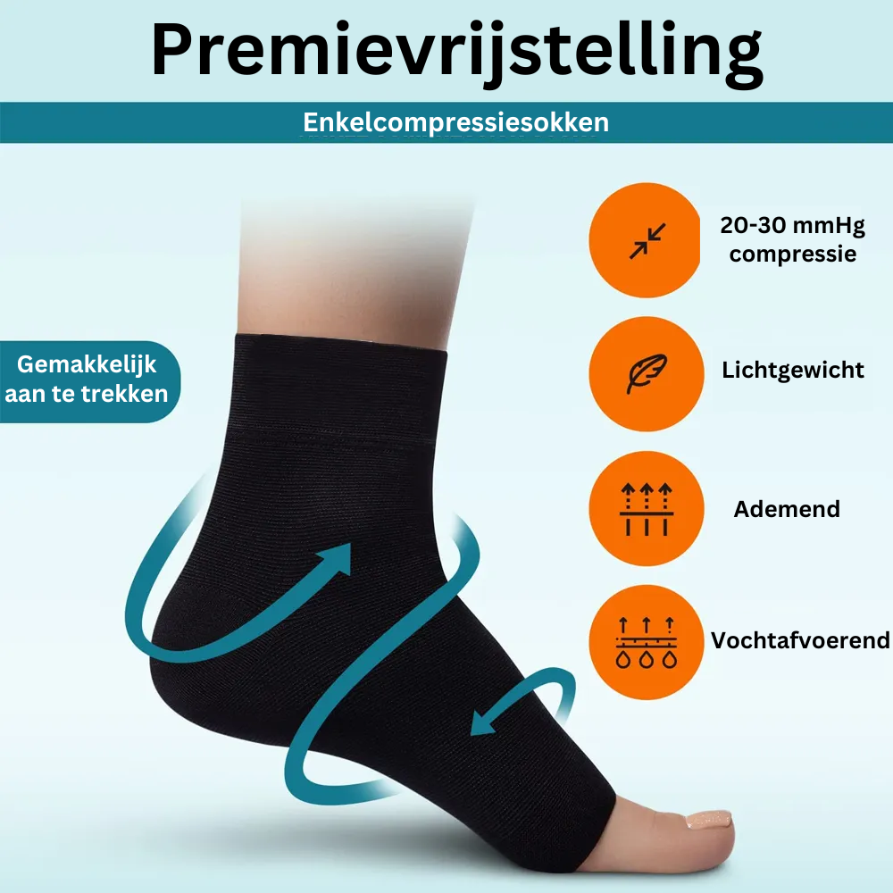 Compression Ankle Socks for Neuropathy - AnkleSupport Pro