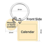 Calendar Keychain