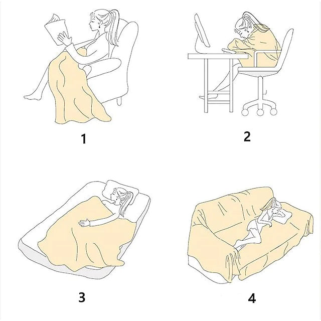 Anti-Scratch Cat Couch Blanket