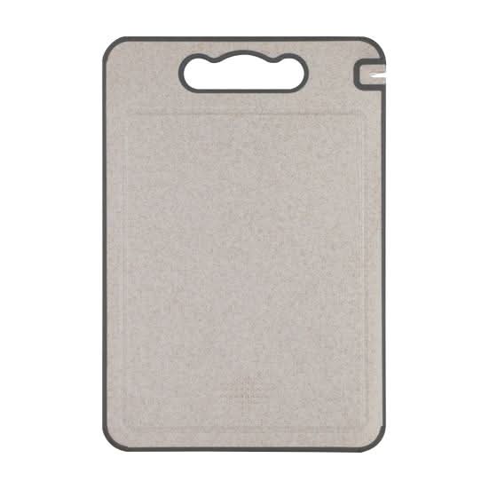 Dual-Sided Stainless Steel Cutting Board with Knife Sharpener