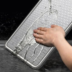 Dual-Sided Stainless Steel Cutting Board with Knife Sharpener