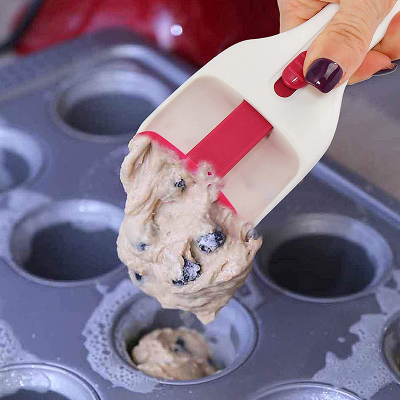 Non-stick coated cake serving spoon