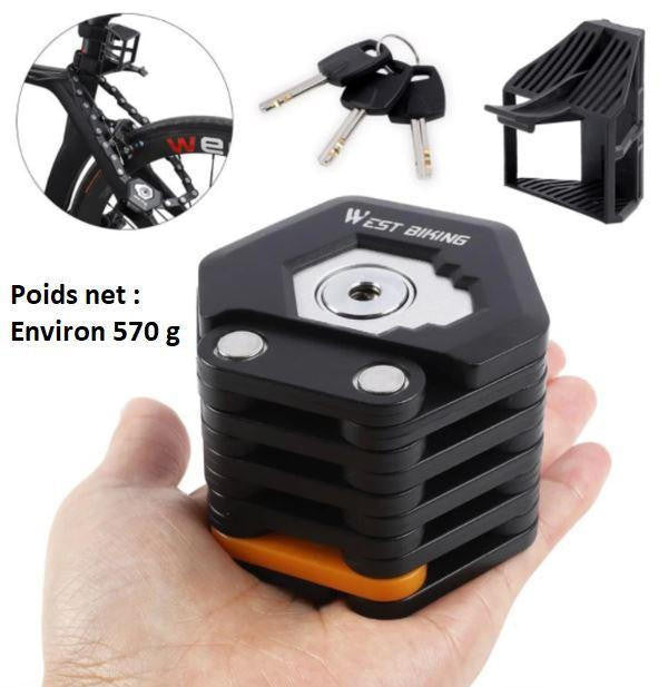 Folding Bike Lock for Men and Women