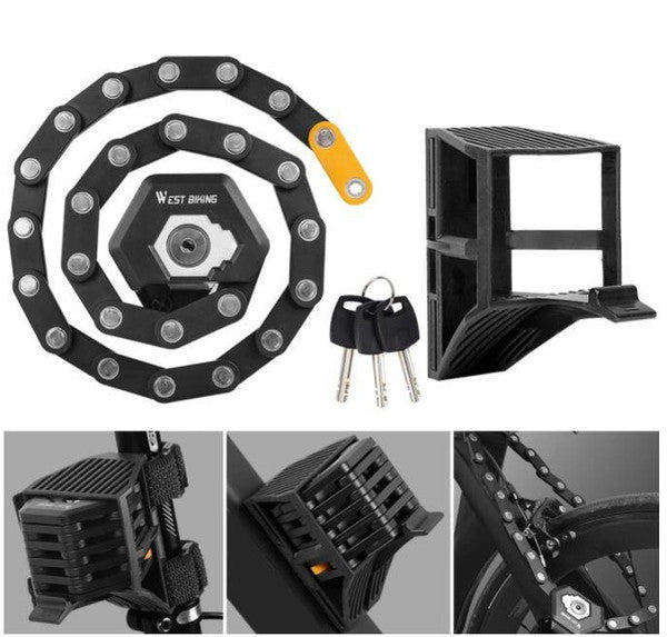 Folding Bike Lock for Men and Women