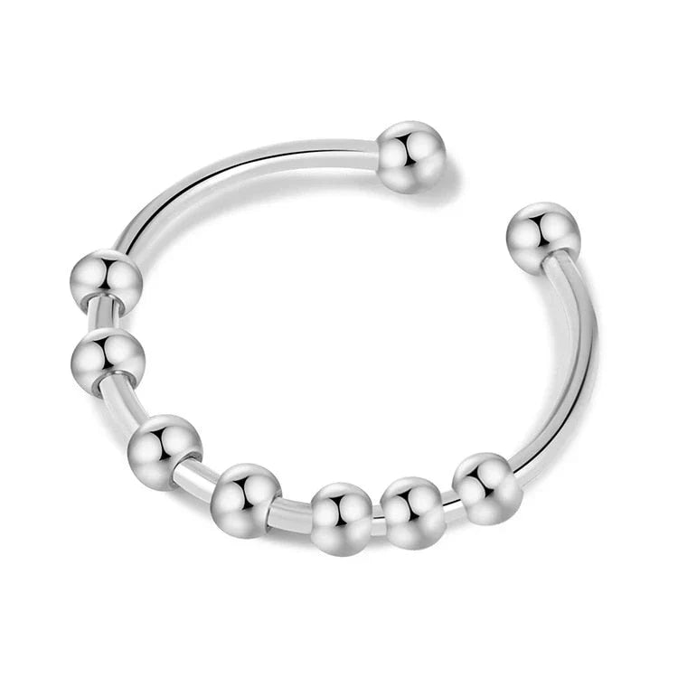 Calm – Anxiety Ring with Pearls - Anti Stress & Anti Anxiety