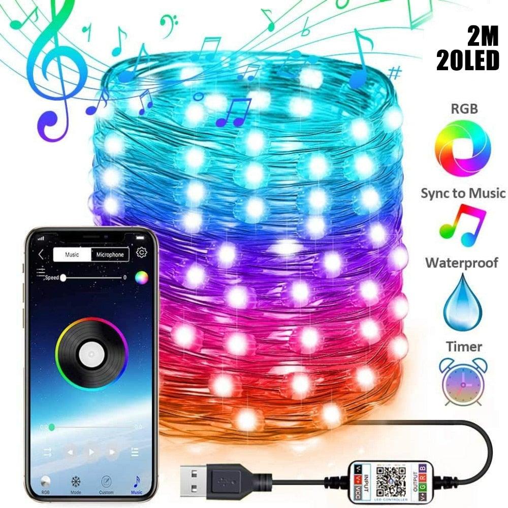 App Control String Lights for Christmas Tree Decoration