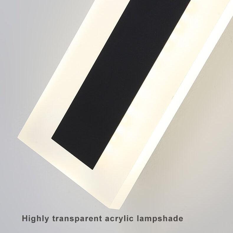 Elegant LED outdoor wall lamp - Modern atmosphere and style