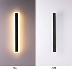 Elegant LED outdoor wall lamp - Modern atmosphere and style