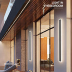 Elegant LED outdoor wall lamp - Modern atmosphere and style
