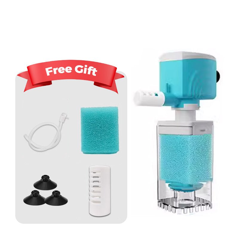 AQUAFLOW 5-IN-1 – Crystal-Clear Water & Automatic Cleaning for Aquariums