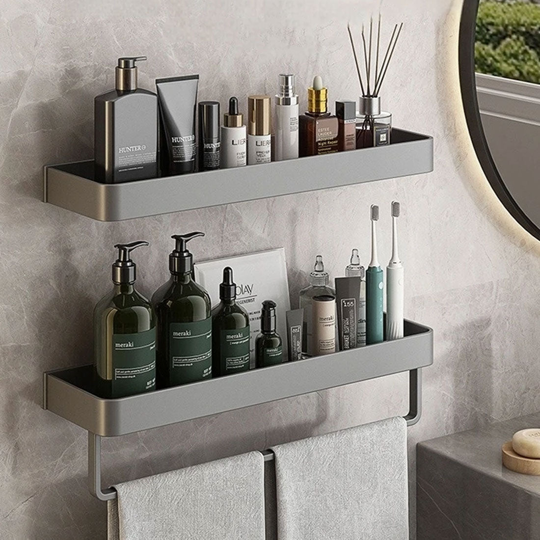 AquaShelf – Stylish Wall Shelf for Modern Bathroom Storage