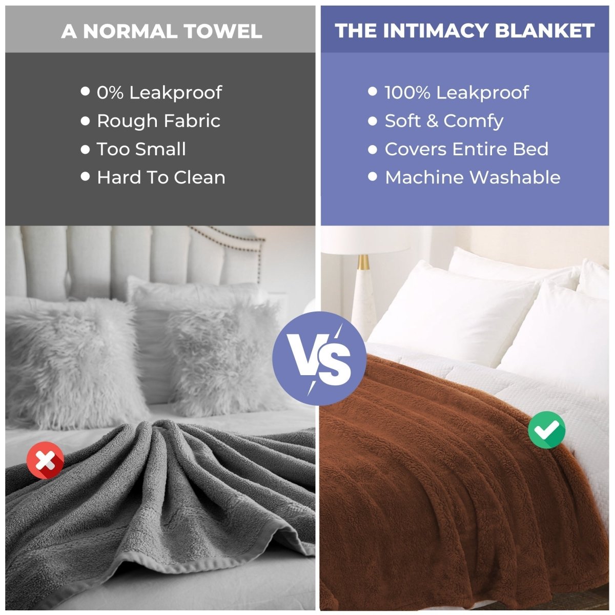 AquaShield Blanket – Waterproof Protective Blanket for Bed & Sofa