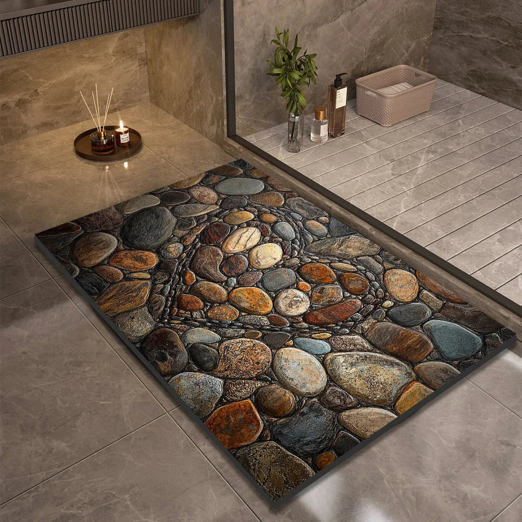 AQUASOFT BATH MAT – Diatomite Bath Mat for Safety & Comfort