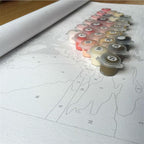Releve in Arabesque Color Splash - Van-Go Paint-By-Number Kit