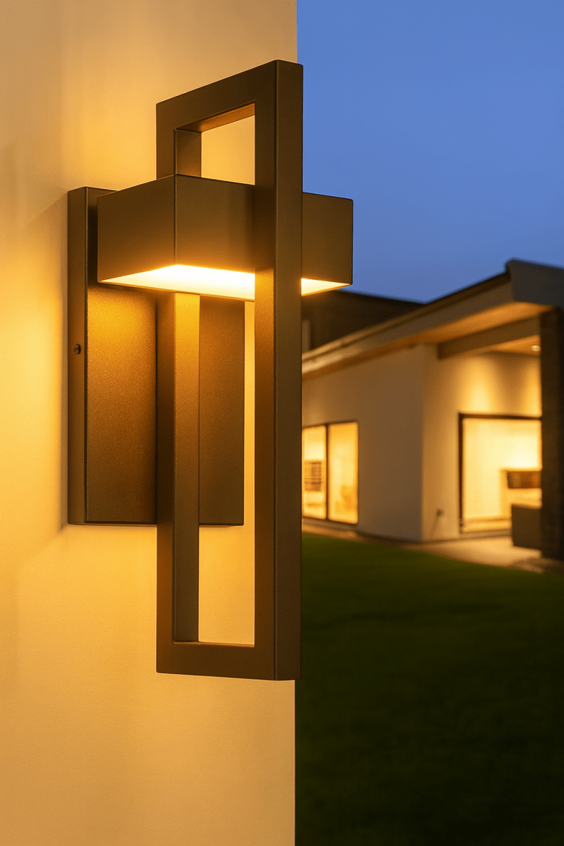 ARCORA – Modern Outdoor Wall Lamp with LED & Weather Protection