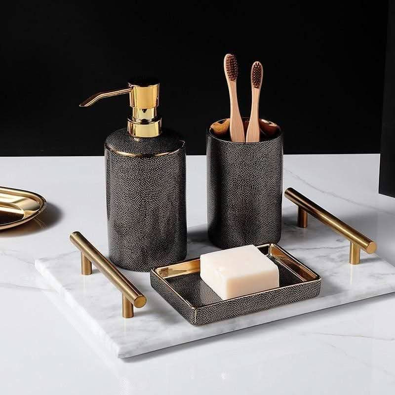 Aqour - Functional Bathroom Accessories Set