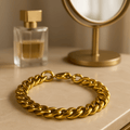 Armored CHAIN BRACELET – Adjustable Stainless Steel Punk-Inspired Elegance