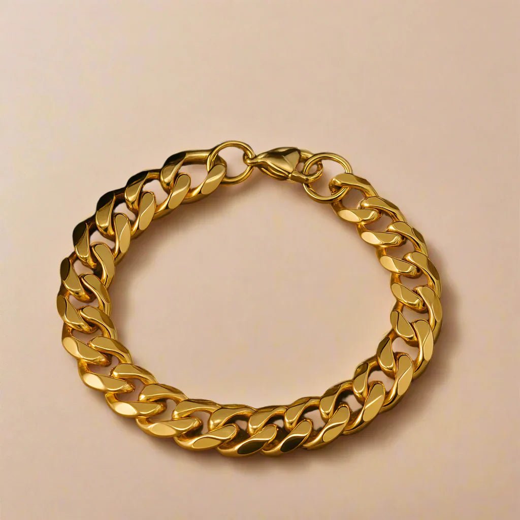 Armored CHAIN BRACELET – Adjustable Stainless Steel Punk-Inspired Elegance