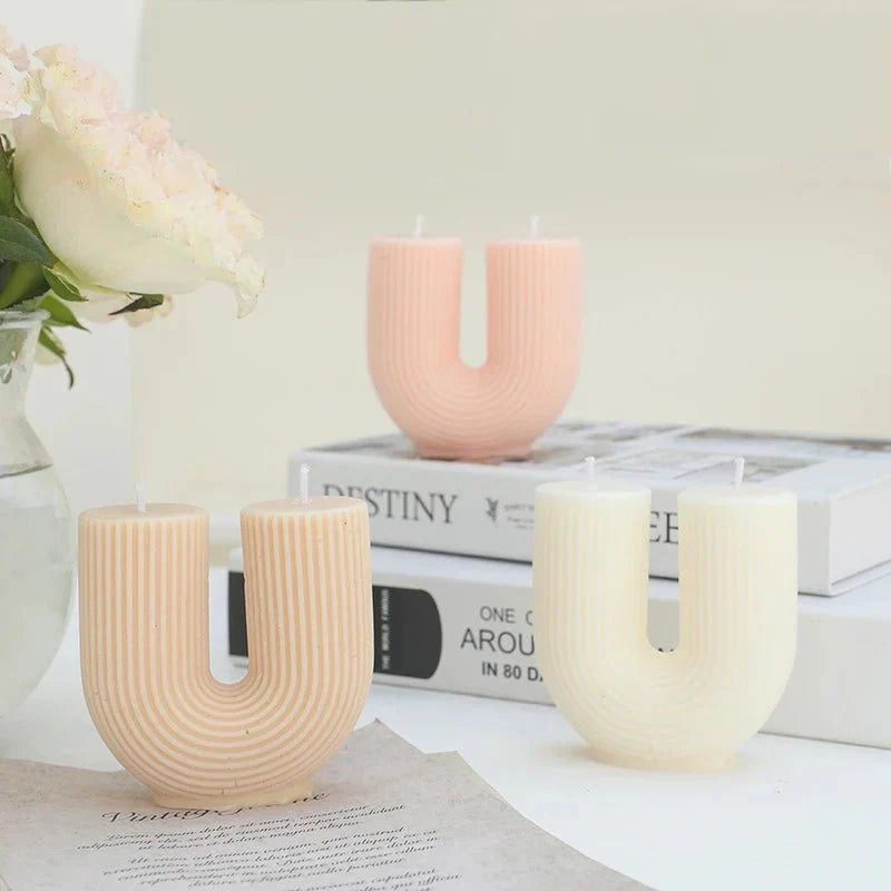 Aromatherapy Fragrant U-shaped Candle