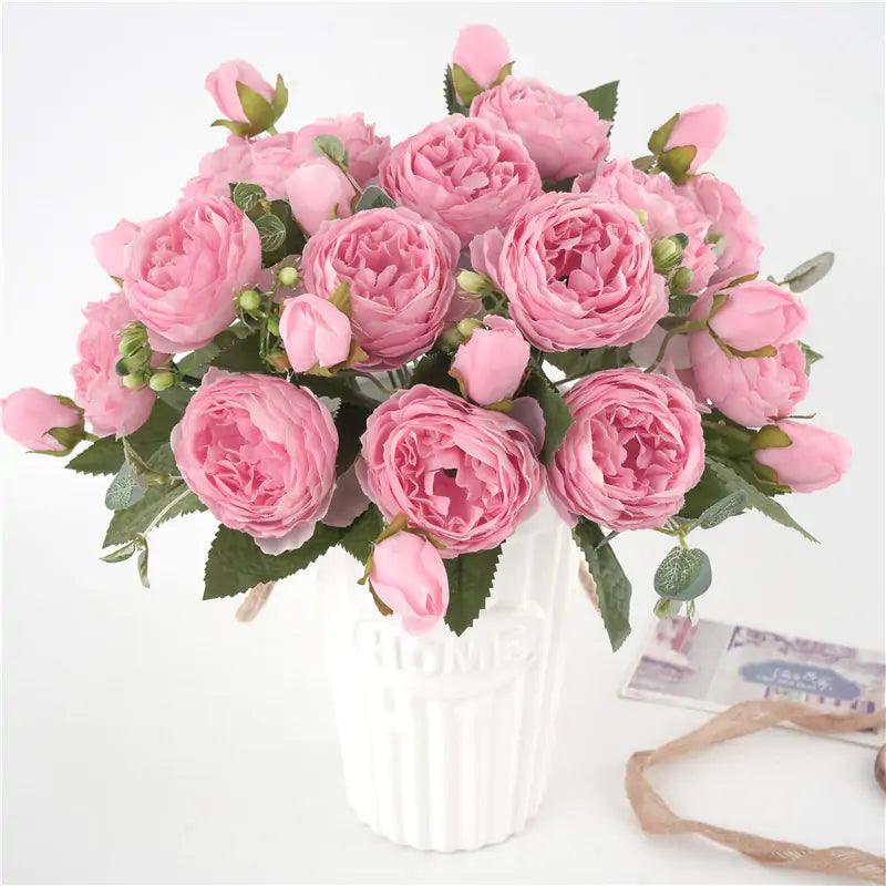 Eternal Elegance Silk Peony Arrangement