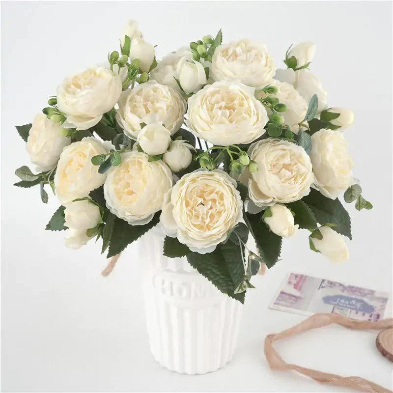 Eternal Elegance Silk Peony Arrangement