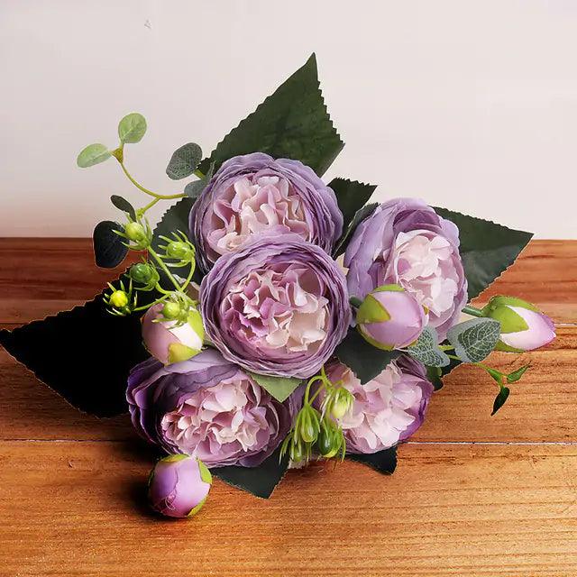 Eternal Elegance Silk Peony Arrangement