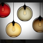 AuraGlass - Elegant Glass Hanging Light