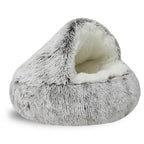 Cat Cave Bed Plush Orthopedic Nest