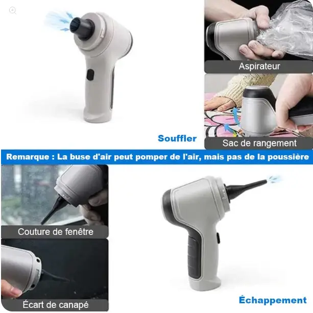 Cordless Handheld Vacuum Cleaner for the Car - Strong Suction Power