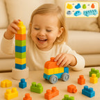 Children's Safe Rubber Building Blocks for Early Learning