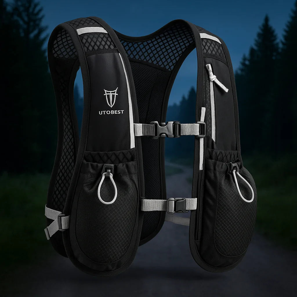 Hydration Running Vest for Trail Running - Lightweight, Adjustable, and Comfortable Backpack for Outdoor Sports and Long Distance Races