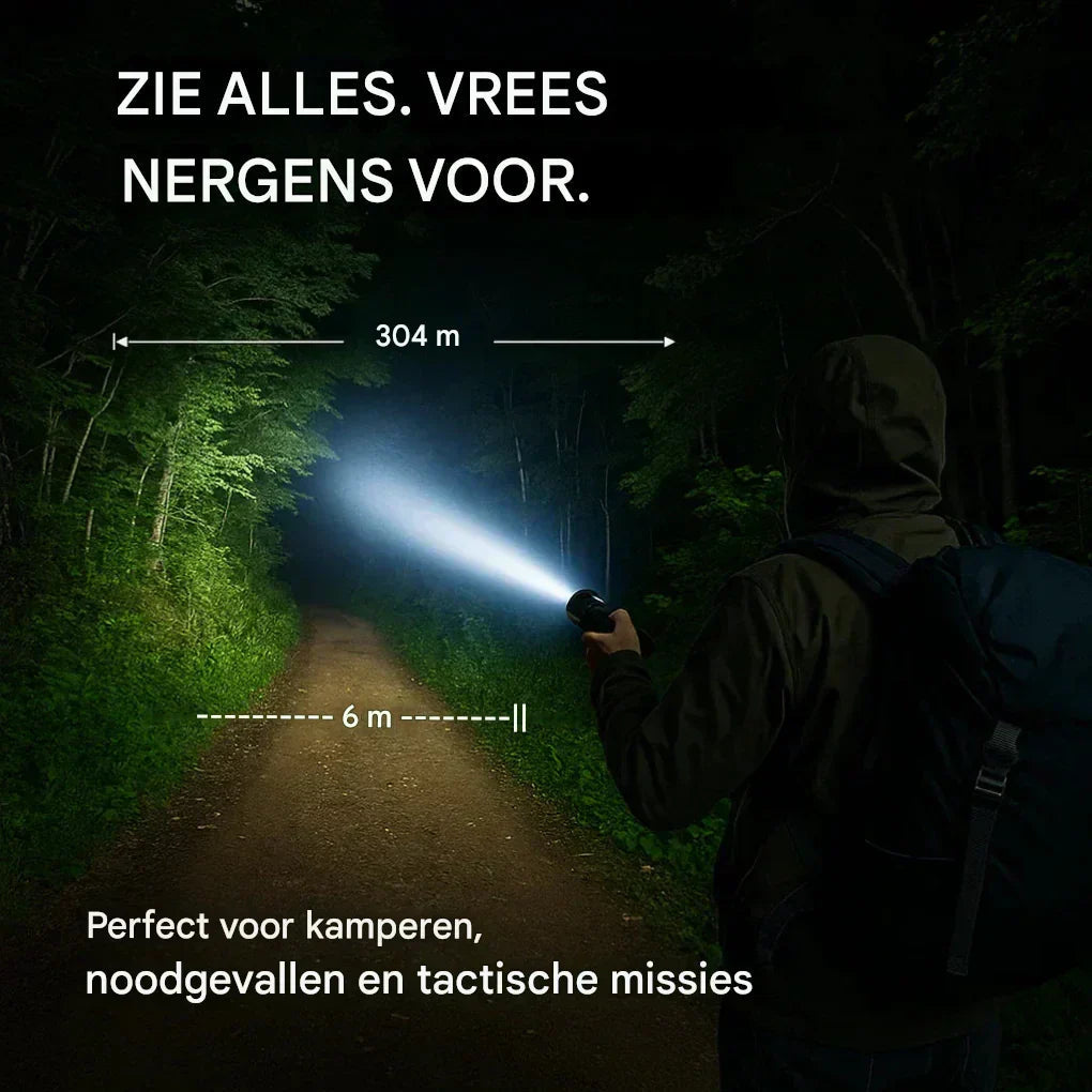 UltraStrong Night Vision Flashlight Pro – Rechargeable Aluminum Lamp