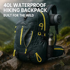 40L Waterproof Hiking Backpack with Multiple Compartments for Outdoor Adventures and Travel