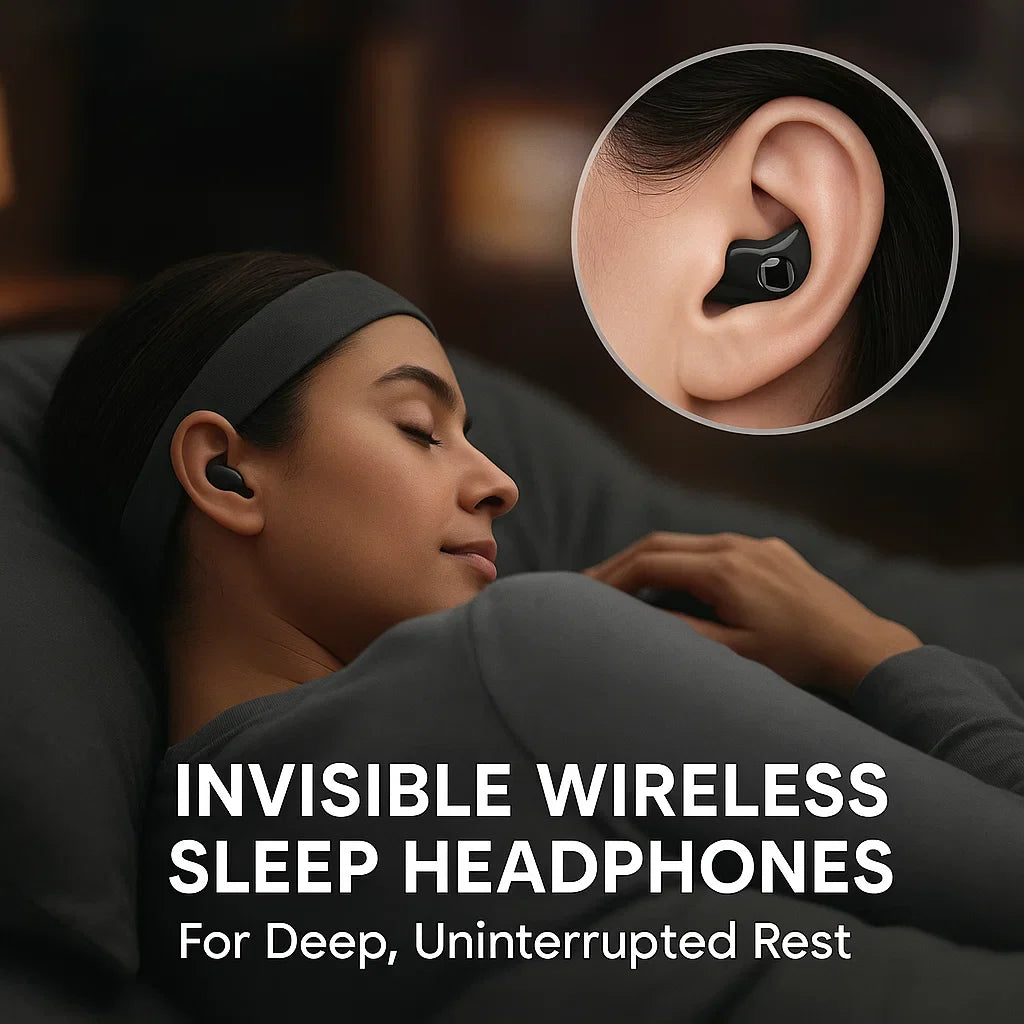 Invisible Wireless Sleep Headphones | Bluetooth 5.3 for Comfortable Sleep and Relaxation