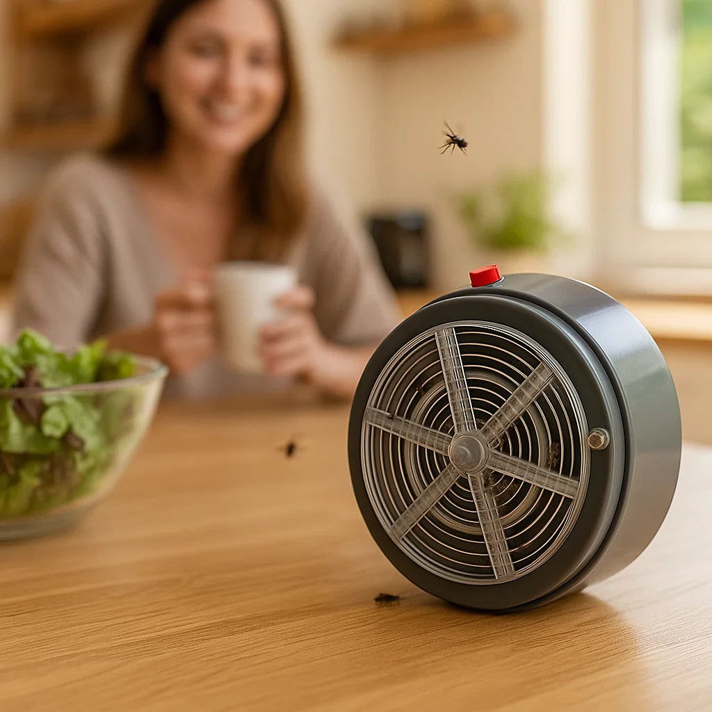 Solar-powered Fly Trap