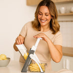 Safe multipurpose cutting device for the kitchen