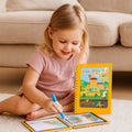 Magical self-erasing watercolor book set for children with water brush