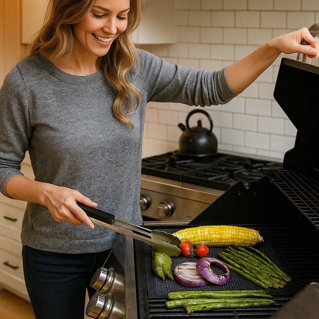 Practical Grill Net - Easy to Clean!