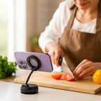 Magnetic Suction Cup - Extendable 360° Phone Holder with Vacuum Seal
