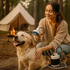 Portable USB camping shower for outdoor use