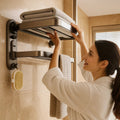 Folding Suction Cup Towel Holder